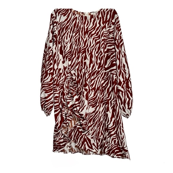 Misguided Women’s Animal Print Mini Dress Long Sleeve
Rust Size 18 - Picture 3 of 10